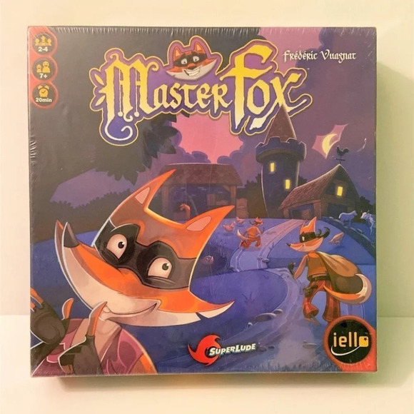 2015 Iello Master Fox Game Superlude Fun Family Board Card Game New Sealed - Picture 1 of 8